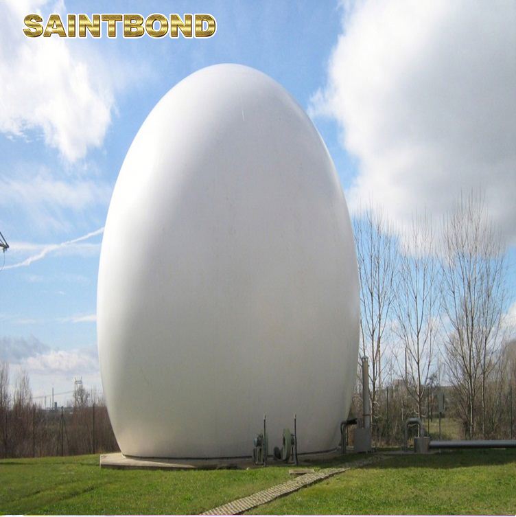 Long Lifetime PVC Biogas Balloon Storage Double Membrane Bio Gas Holder