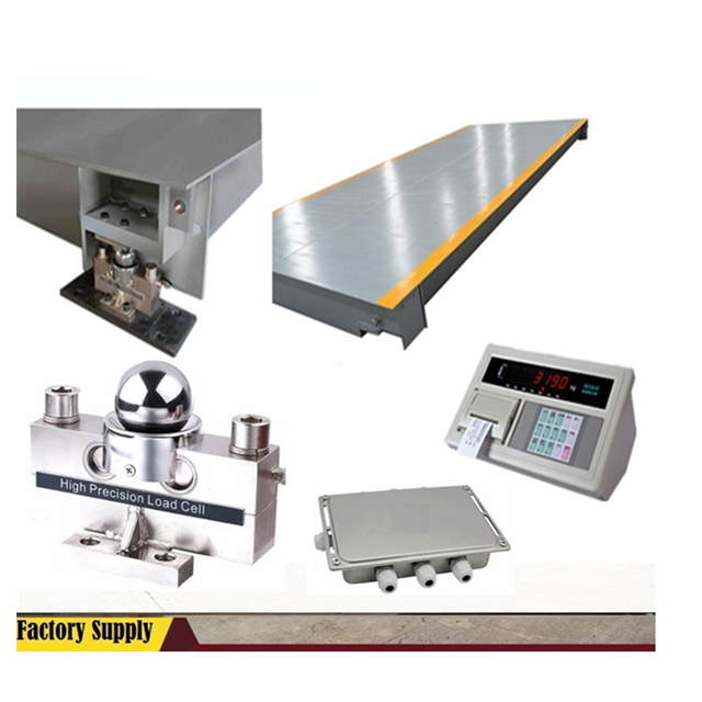 Scales And Solution Pit Less Weighbridge Manufacturer Weigher 50ton Weighing 100ton Portable Truck Scale