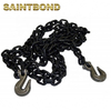 Rope on Either End Clevis Tow Chains Grab Hook With Pear Link Towing Chain & Hooks