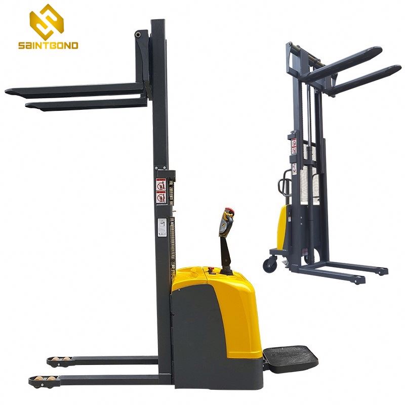PSES01 Manual High Stacker High 4 5 Meter Walking Pallet Stacker Reclaimer