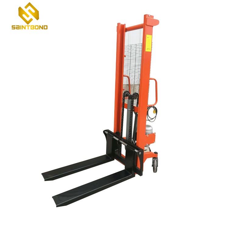 PSCTY02 China Forklift Stacker Remote Control Self Lift Electric Stacker