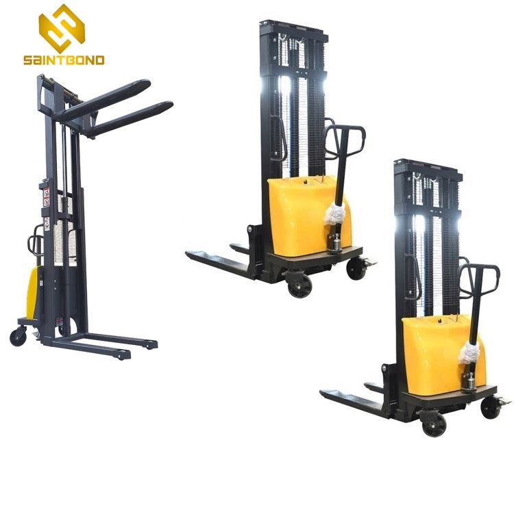 PSES01 1500kg Self Lift Stacker Forklift 1000kg Counterbalance Electric Pallet Stacker