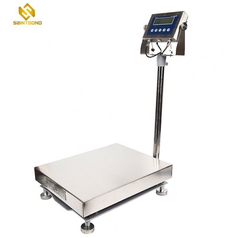 BSWP01 60kg 30*40cm Ip68 Digital Lcd Display Electronic Stainless Steel Waterproof Weighing Bench Scale