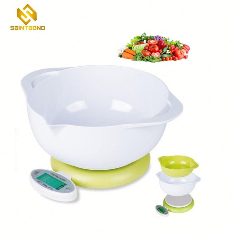 Pet Food Scale For Dog Cat Feeding Bowl Kitchen Scale Measuring Scoop Portable With Led Display 5kg