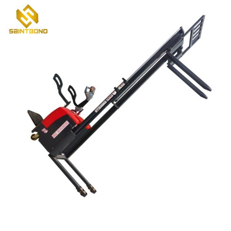 PSES11 Hot Sell 1000kg 1 Ton 2200BL 2m 6fts Full Electric Pallet Truck Stacker Self Load Lifter