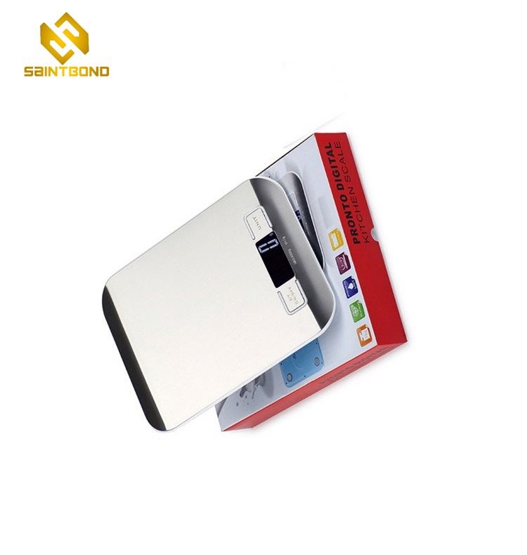 PKS001 Wholesale Electronic 5 Kg Kitchen Scale Stainless Steel Digital Kitchen Food Weighing Scale