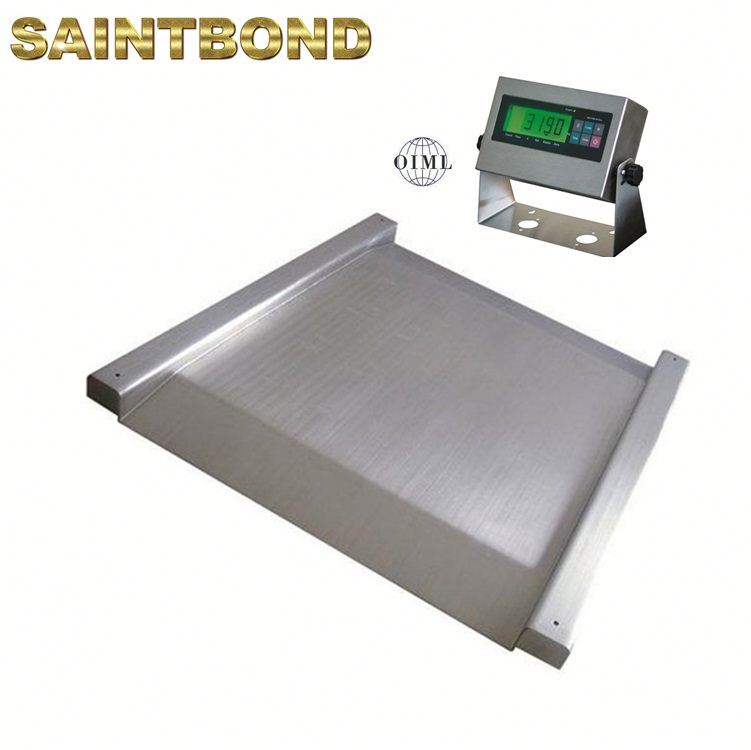 Great Durability Calibration Movable Scales 3ton Floor Ultra-thin Platform for Industrial Scale Weighing 2ton Digital Bench