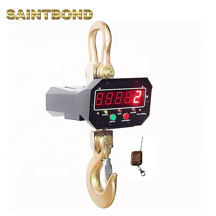 Digital Hanging Mechanical Scales Portable Heavy Duty Stainless Steel Hook Crane Scale
