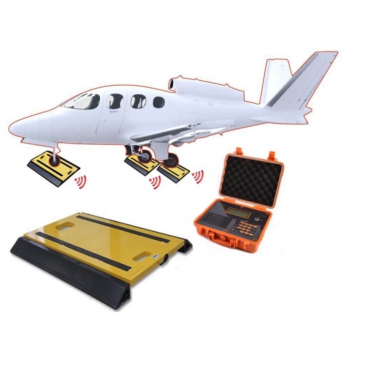 15 Ton 20 Ton Aluminum Portable Wired Air Plane Axle Vehicle Axle Weighing Scales