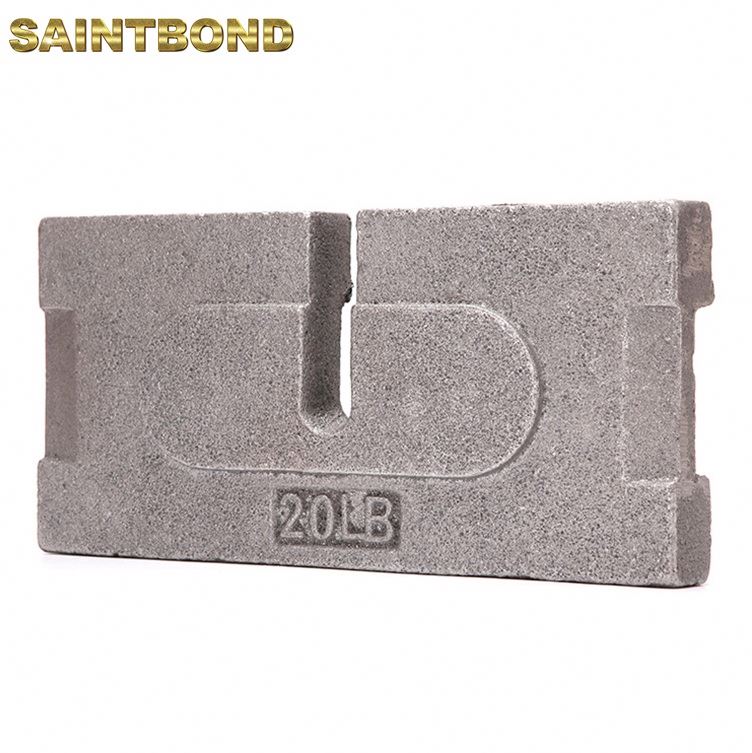 Calibration 20kg Steel Slotted Cast Elevator Load Weights Iron Test Weight for Crane