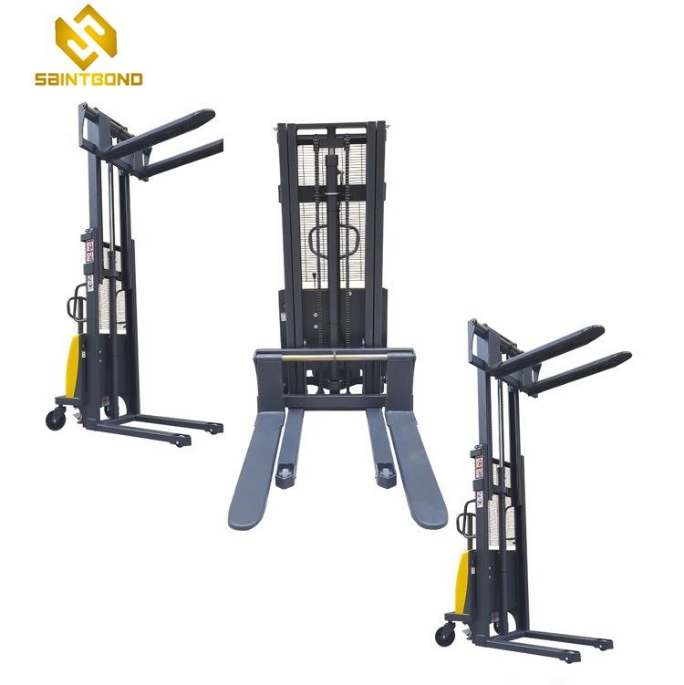 PSES01 Stacker Truck Counterbalance Reach Stacker Forklift With Side Shift