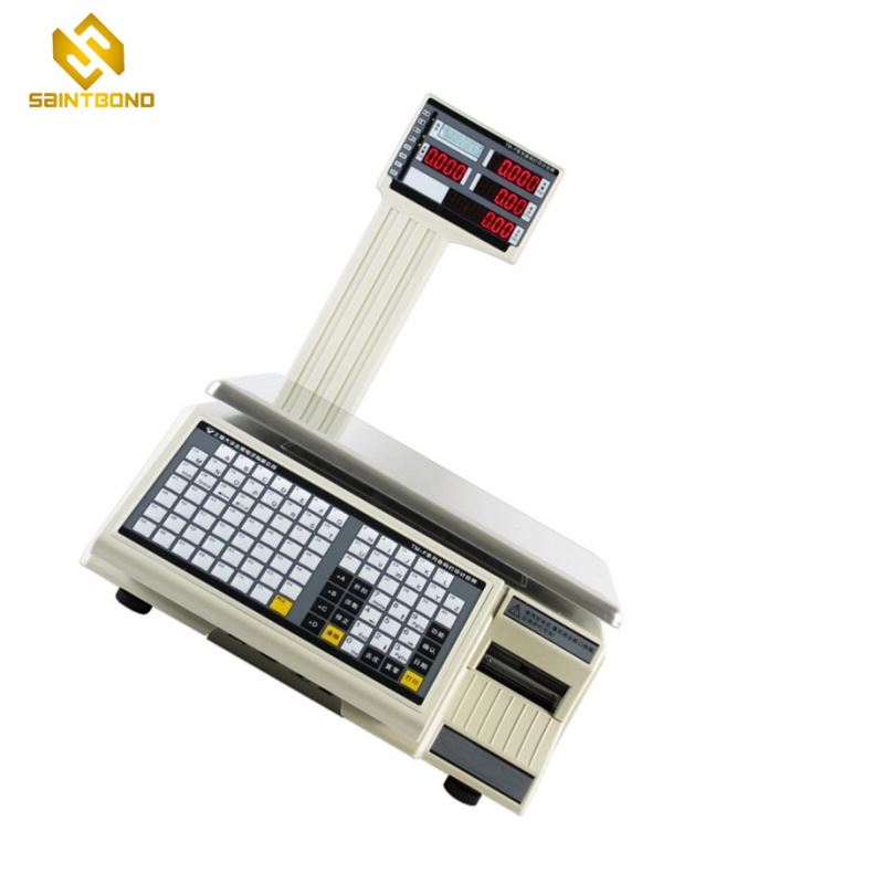 M-F 15/30kg Pos Systems Electronic Cash Register Scale With Rechargeable Batteries