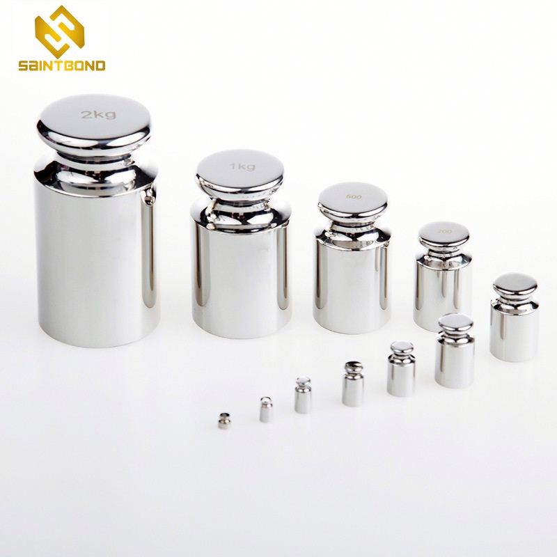 TWS01 2kg Standard Weights for Calibration Weighing Equipment Steel Chrome Plated Gram Balance Calibration Weight for Wholesale