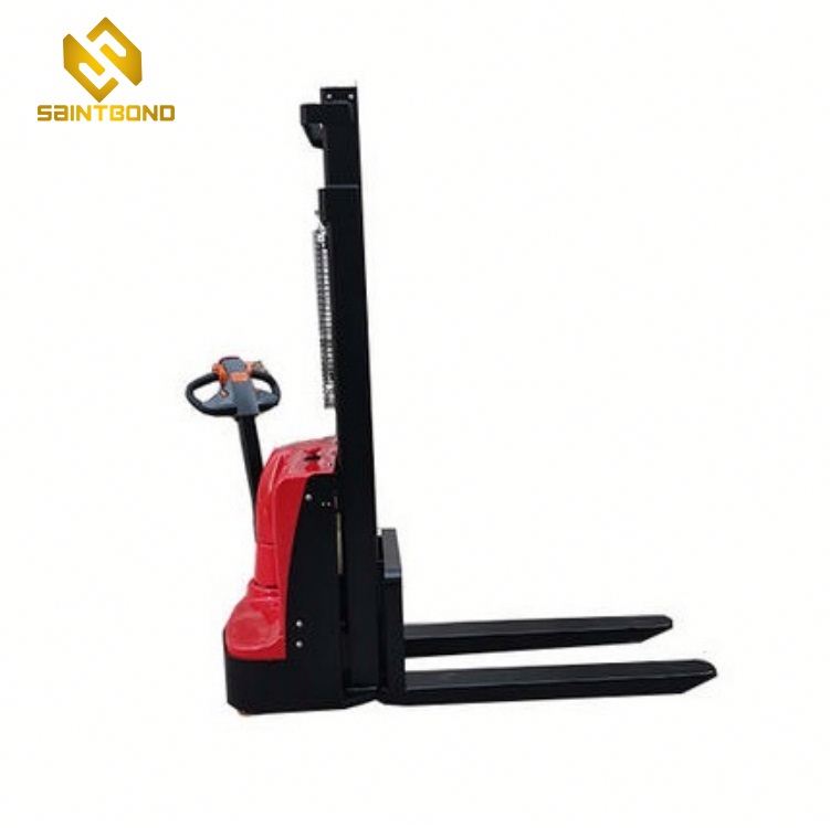 PSES11 1.5 Tons 3.5 M 1500kg 3000bls 3500mm Lifting Height Battery Powered Pallet Truck Electric Stacker Forklift