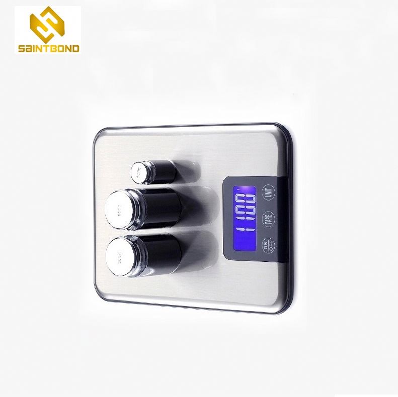 PKS003 70% Off Spot Promotion Product 3mm Tempered Glass Platform 3kg 5kg Electronic Digital Kitchen Food Scale