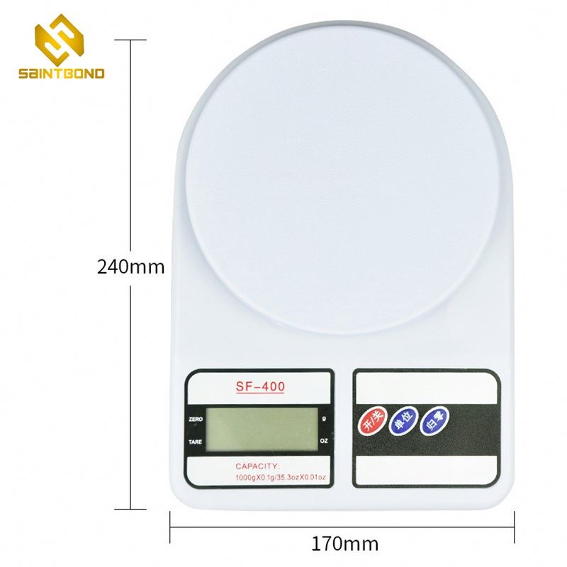 SF-400 Household Electronic Weighing Kitchen Scale, 5kg Digital Food Scale With Removable Bowl