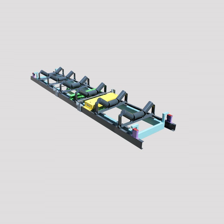 High Precision Electronic Dual Belt Idler Conveyor Scale For Gold Recovery Plant Belt Scale