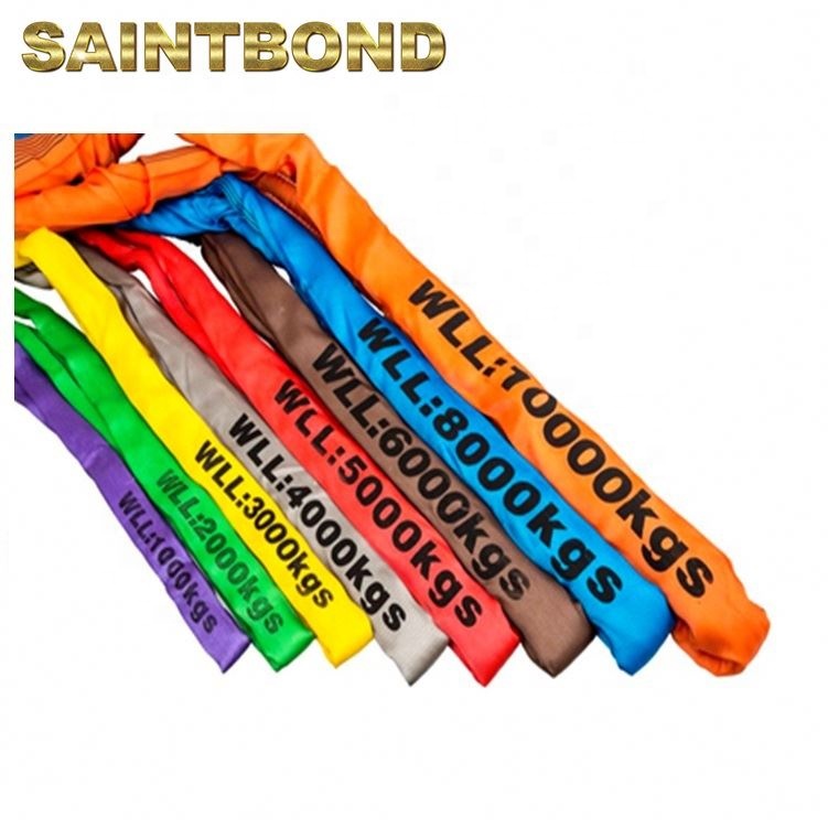 1t Round Sling Endless Lifting Nylon Rope Slings Tuflex Roundslings