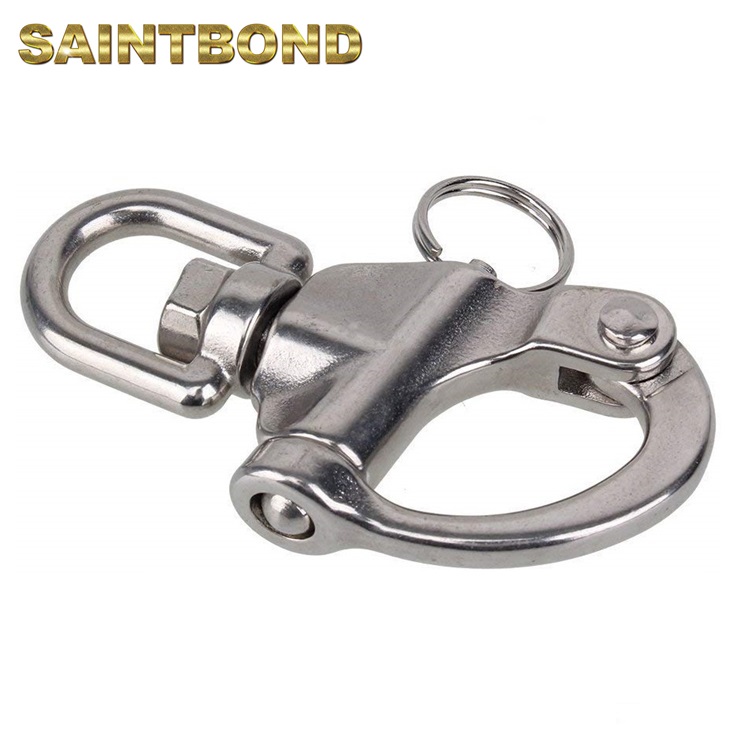 Mini Quick Release Swivel Stainless Steel Snap Shackle