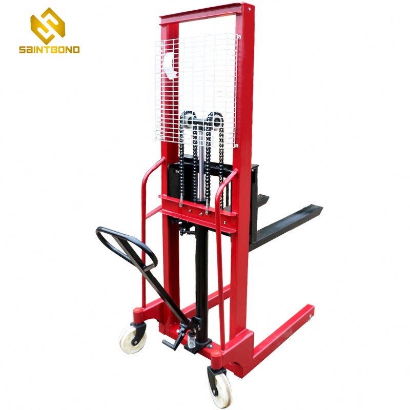 PSCTY02 Easy Operating Electric&Manual Forklift Pallet Stacker Fork Lifter
