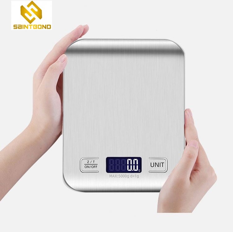 PKS001 Multi-Functional Weighing Kitchen Food Scales, Stainless Steel Eletronic Scale Weight