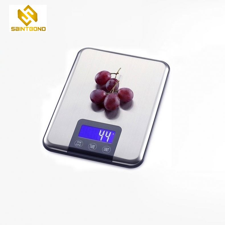 PKS003 4mm Glass Platform 5kg Digital Multifunction Electric Small Portable Weighing Scale For Kitchen Food