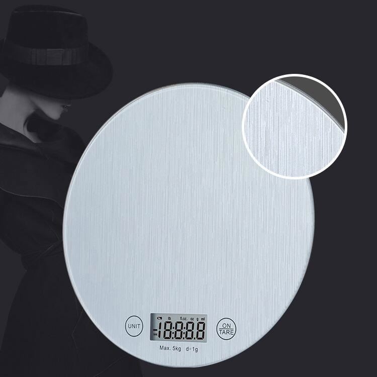 PKS007 Waterproof Digital Balance High Accuracy Digital Weighing Round Digital Kitchen Scale Exported To America
