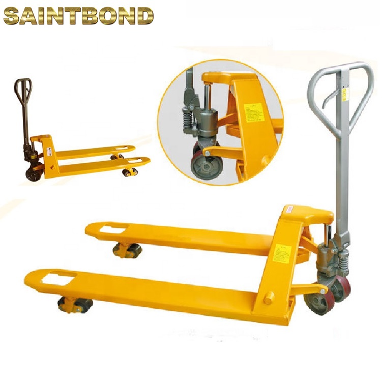 Top Scales Lift Freely Yellow Pallet Truck Scale New