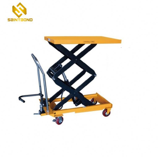 HSL01 1000kg Stable Hand Hydraulic Double Scissor Lift Trolley Table