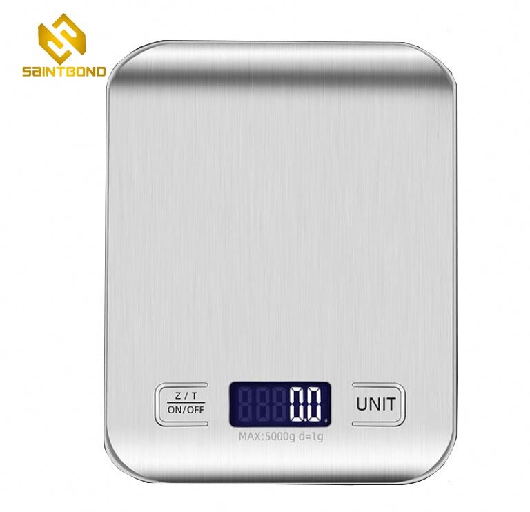 PKS001 Multi-Functional Weighing Kitchen Food Scales, Stainless Steel Eletronic Scale Weight