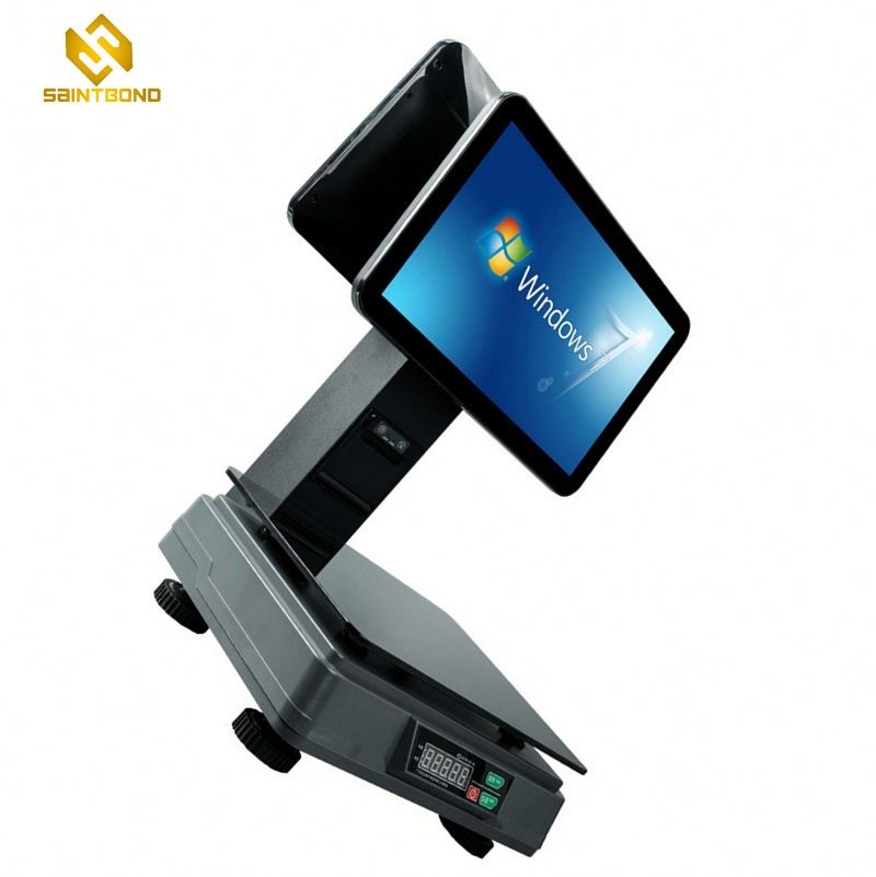 PCC02 15.6" Touch Screen All in One Pos Cashier Pos Machine for QR Code Barcode Scanner