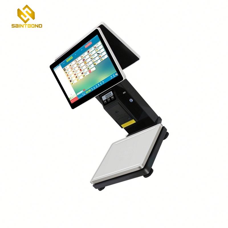 PCC01 Touch 15 Inch Pos System with 8 Led Veg Display for Bill System
