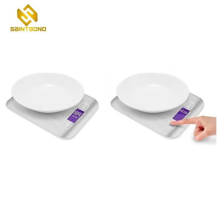 PKS001 Best Quality Stainless Steel Promotional Kitchen Scale Slim Lcd Kitchen Scale