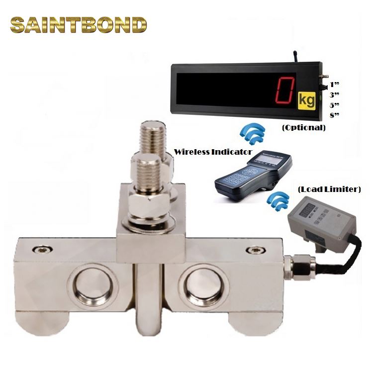Monitoring Clamp-On Cel Clamp On Tension Sensor Wire Rope Transducer Load Cell for Hoist