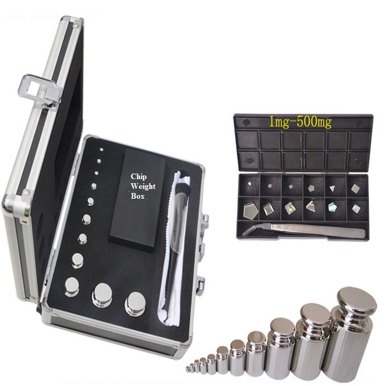 Sets 1kg Weight Stainless Steel Iron Test & Pieces Scale Weights