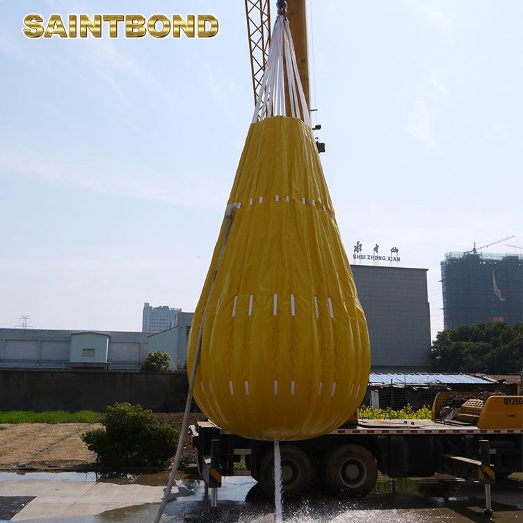 1000l Service Davit Bags for Crane Testing Weight Mesh Totally Enclosed Pillow Load Test Water Bag