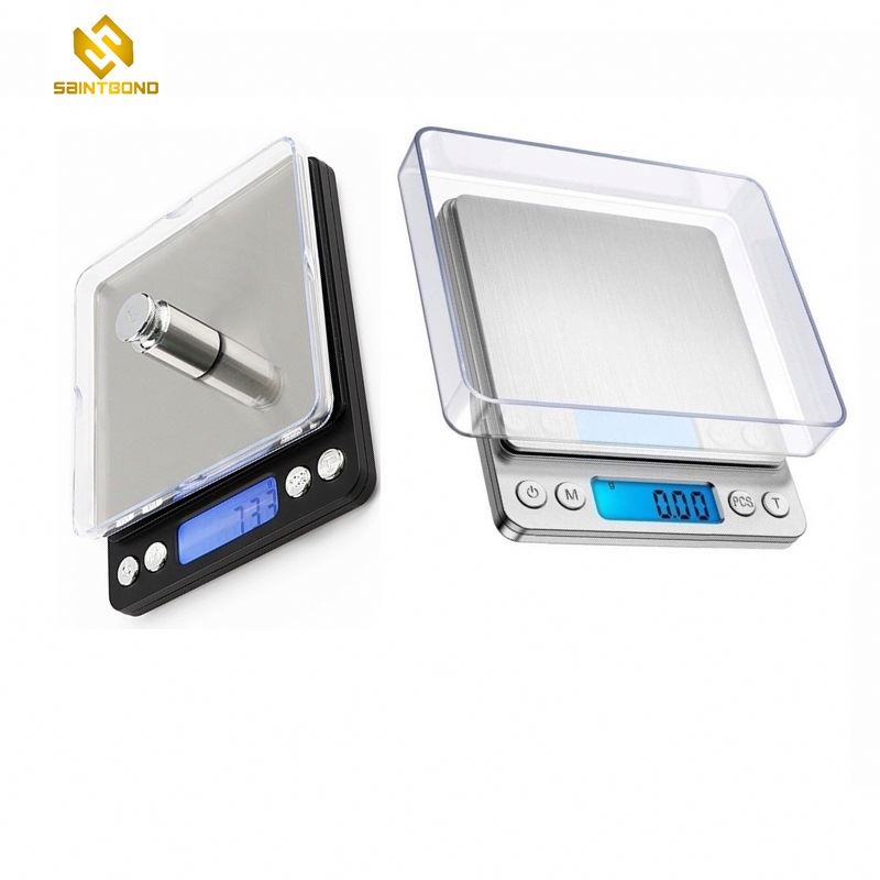 PJS-001 High Precision 500g/0.01g Mini Electronic Digital Jewelry Weighing Scale, Diamond Jewelry Pocket Scale I2000