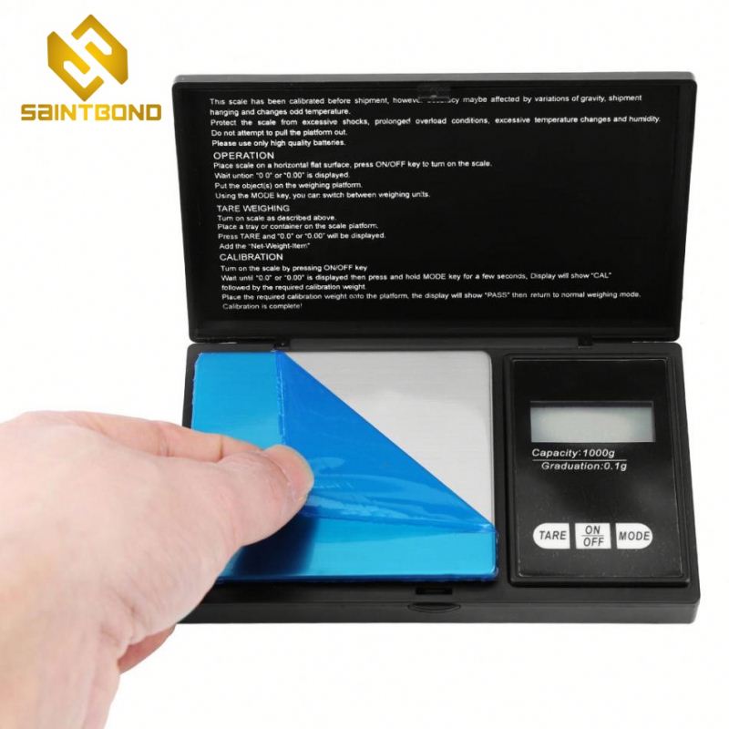 HC-1000 100g 0.01g LCD Digital Pocket Jewelry Gold Gram Balance Weight Scale