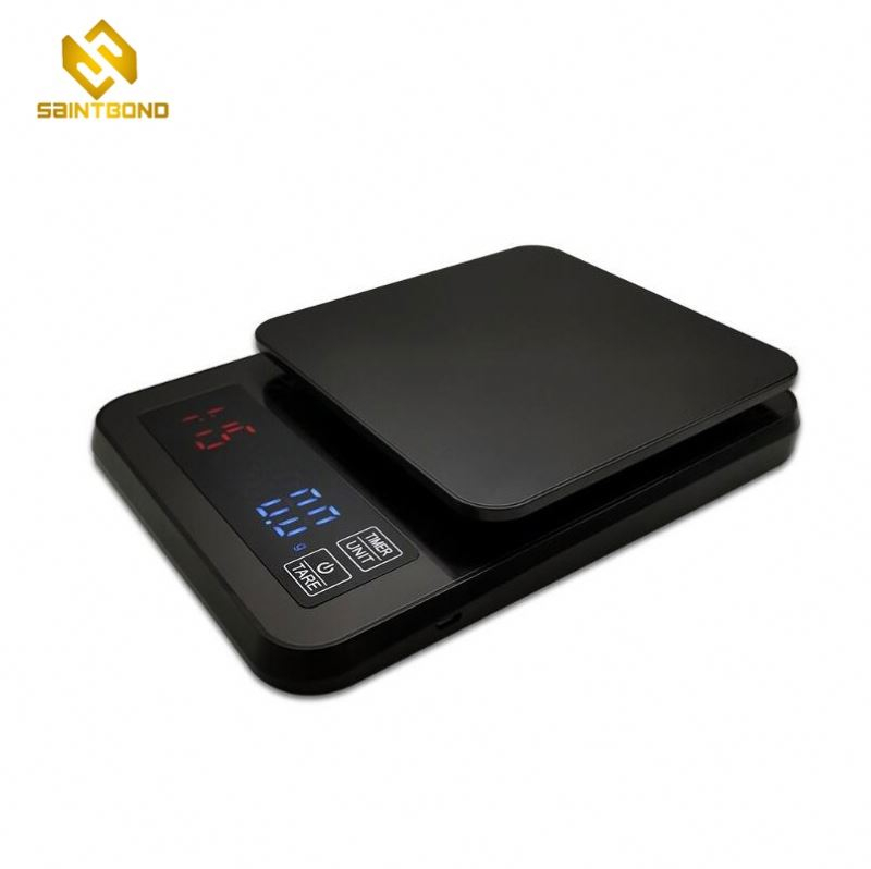 KT-1 Ultra Slim Coffee Scale Multifunction Professional Food Scale In Pounds And Ounces