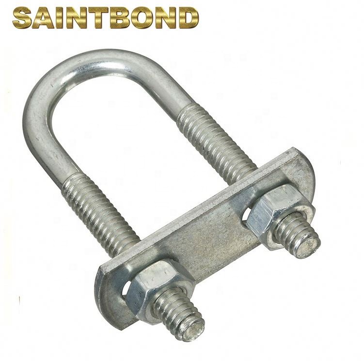 Brass Eye Tow U Shaped Metal Hooks Hook Bolt U-Shape Black Steel U-Hook