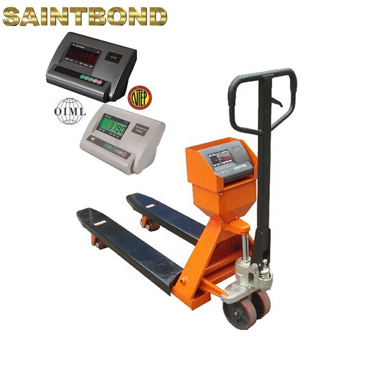 Industrial Warehouse Pallet Jack Scale with Label Printer 3ton Capacity