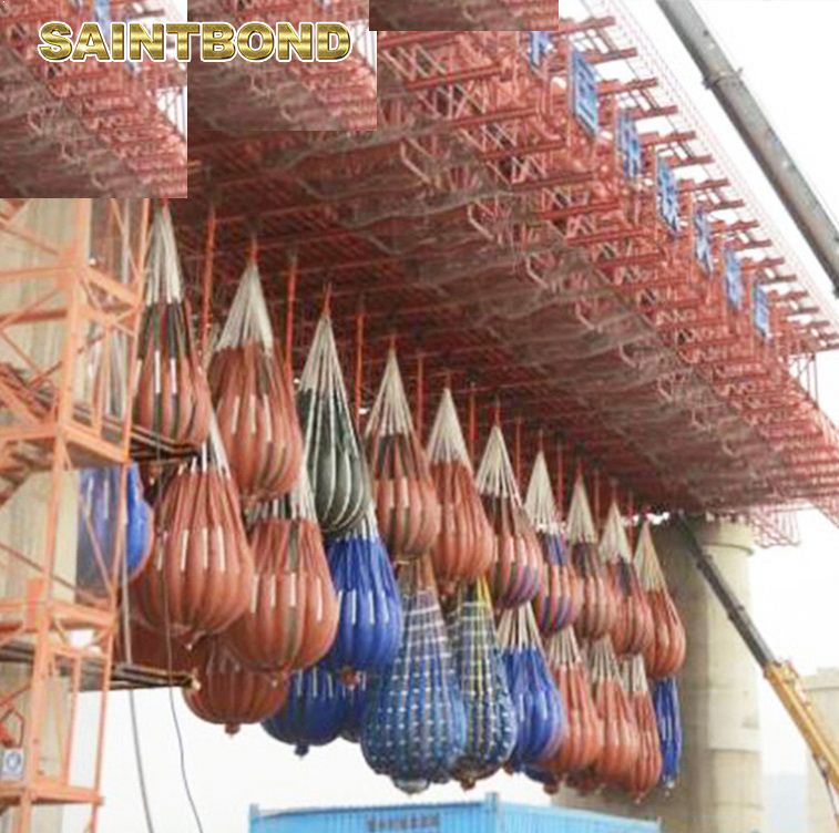High Performance PVC Coated Fabric Testing Totally Enclosed Deck Weight Bags Marine Lifting Test Proof Load Water Wright Bag
