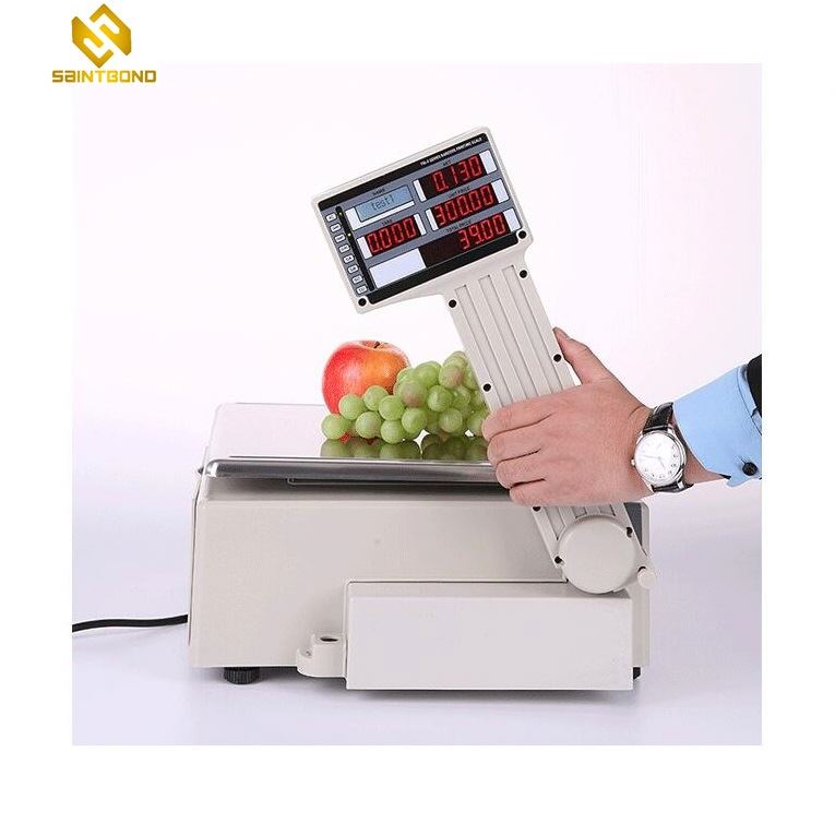 M-F 1/3000 Accuracy 30kg Tm-30a Electronic Digital Cash Register Weighing Scale With Printer