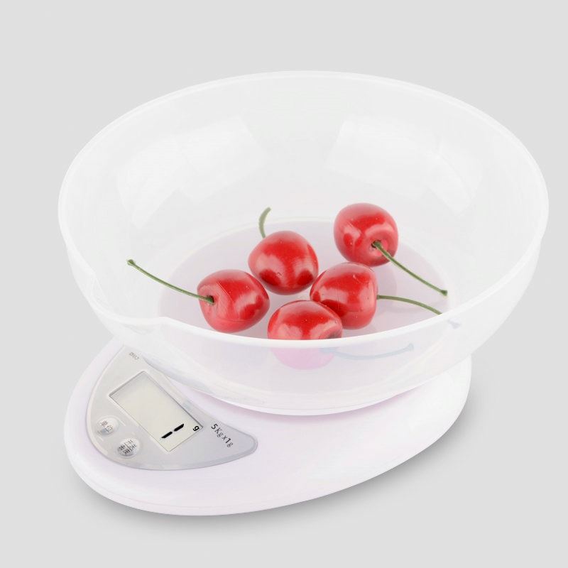 B05 Cooking Electronic Weight Scale Food Balance Cuisine Accuracy Kitchen Scales With Bowl