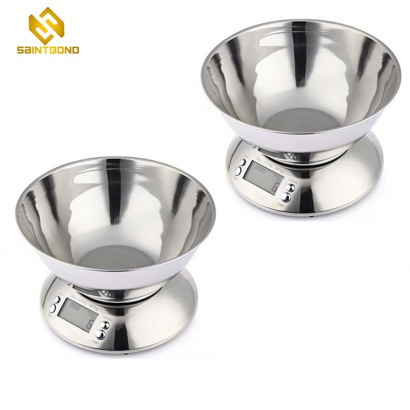 PKS009 In Stock Stainless Steel Household Kitchen Weighing Machine Electronic Digital Food Scale