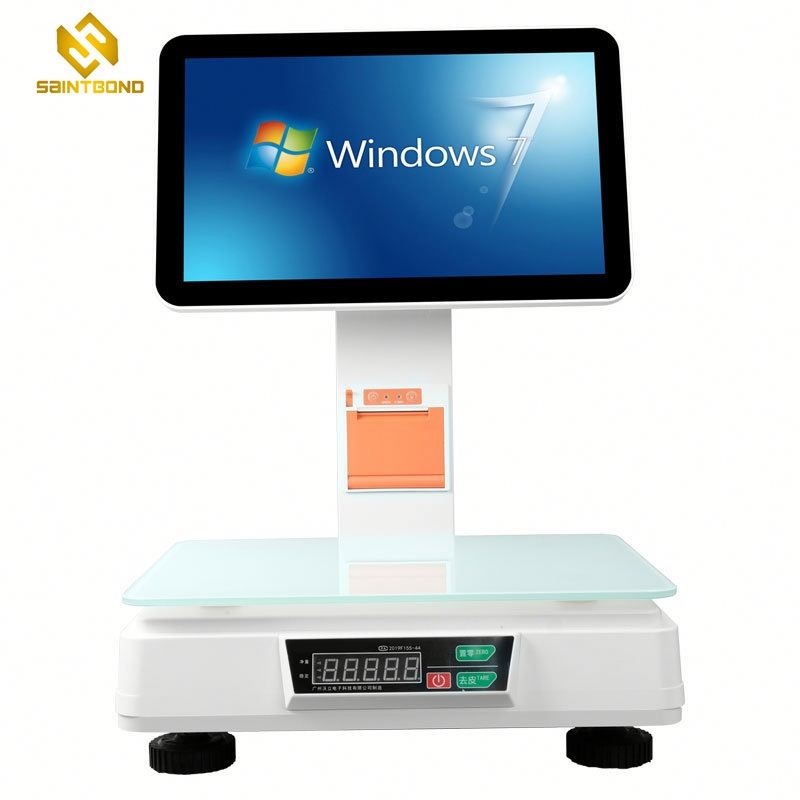 PCC02 Pos Machine Dual Screen Touchable Win7 15 Inch POS with Free SDK
