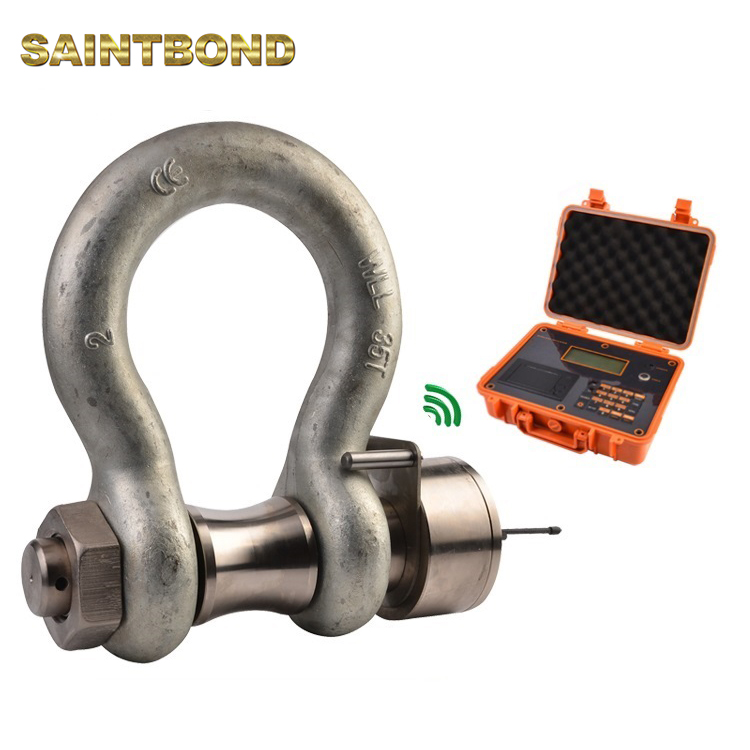 Heavy Duty D Ring Shackle Bolts Load Cell 4.75t Shackle