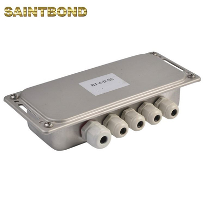 4-Channel 4-wire Load Cell Summing Digital for Floor Scale Stainless Steel Weighing Junction Box