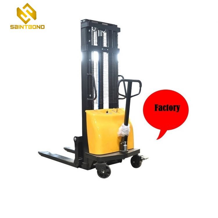 PSES01 China 1ton 2.5m Semi Electric Powered Forklift Truck Stackers New Forklift Sales