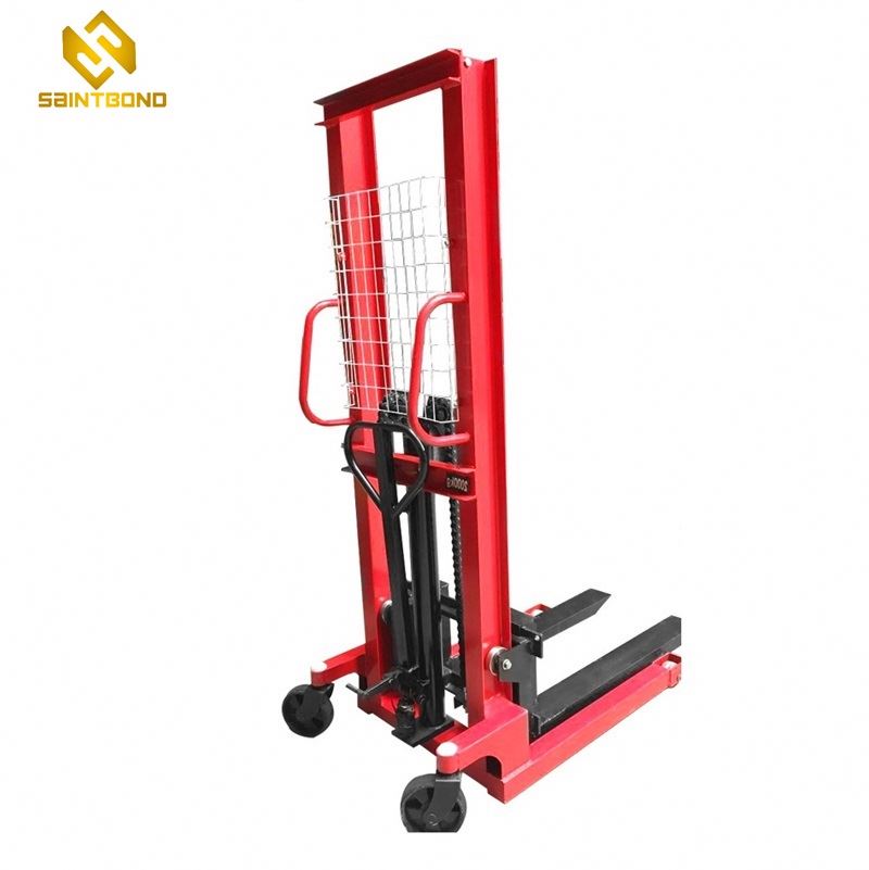 PSCTY02 1.6m Lifting Good Manual Hydraulic Stacker 1.6m Lifting Pallet Forklift